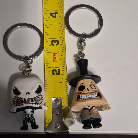 2 Funko The Nightmare Before Christmas Keychains Jack Skellington and the Mayor - Picture 8 of 9